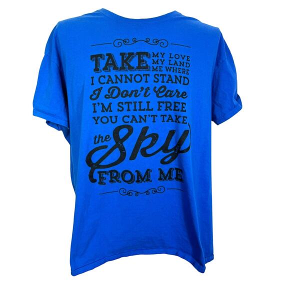 FIREFLY Men's 3X Vintage y2k Blue Theme Song "Can't Take the Sky" Tee T-shirt - Picture 2 of 8